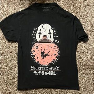 Spirited Away Black Graphic T-Shirt